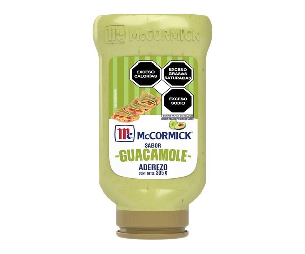 ADEREZO McCORMICK C/GUACAMOLE 12/305GR